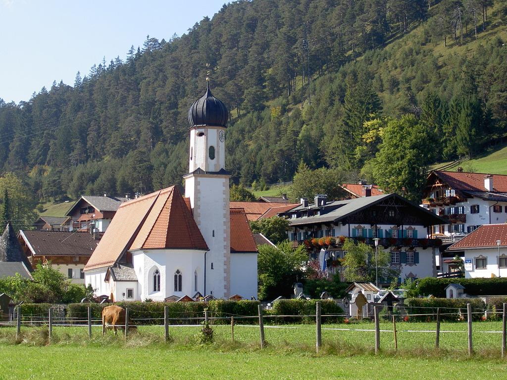 Appartementhaus Alpenrose Wallgau Exterior foto