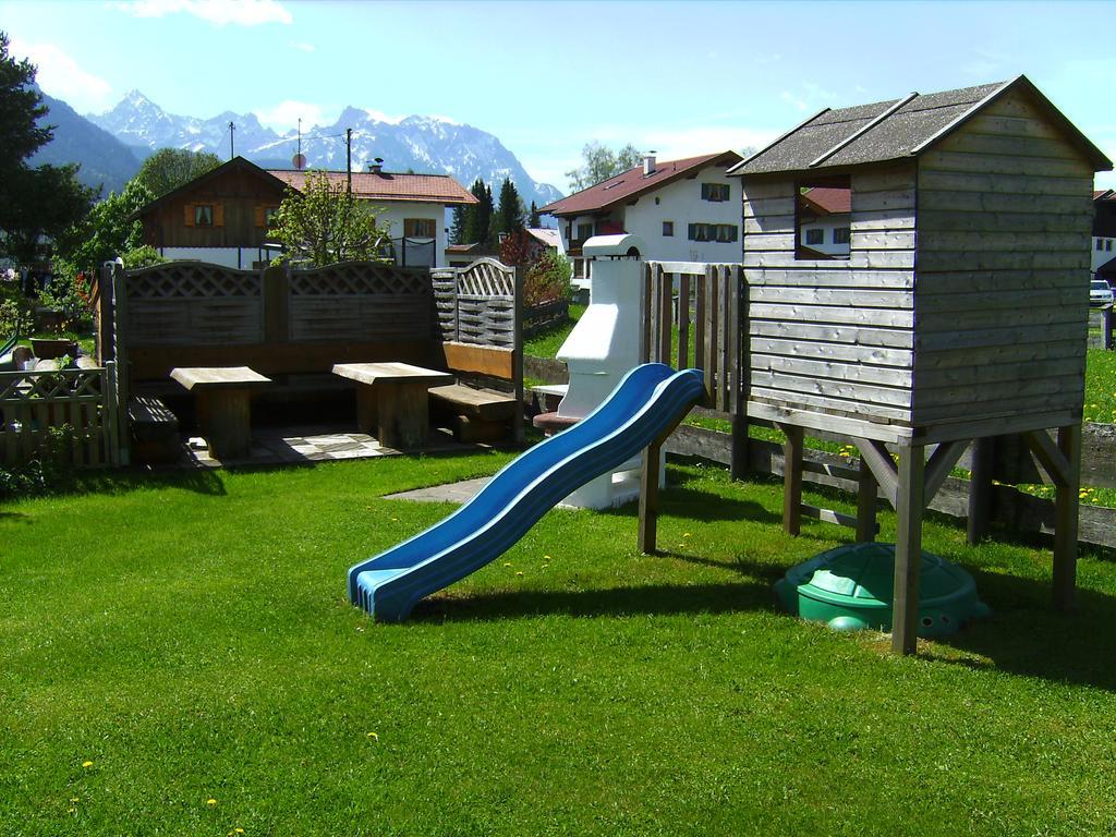 Appartementhaus Alpenrose Wallgau Exterior foto